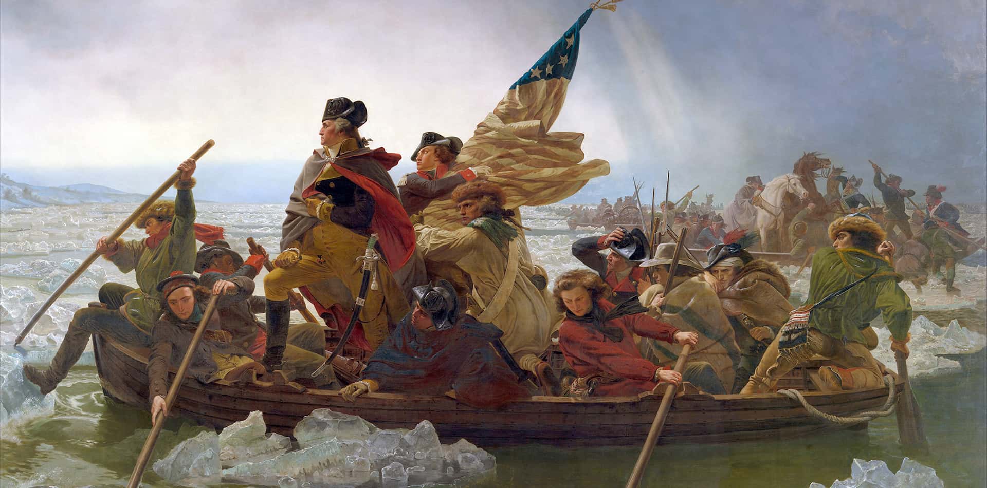 Washington Crossing the Delaware by Emanuel Leutze
